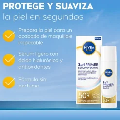 NIVEA Hidratantes Faciales|Spf 50 - 100<2 En 1 Primer Serum Uv Diario