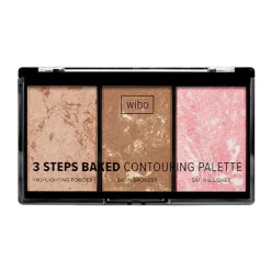 WIBO Contorno Maquillaje|Contouring<3 Steps Baked Contouring Palette