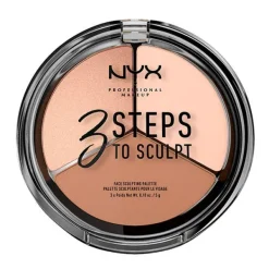 NYX PROFESSIONAL MAKE UP Contorno Maquillaje|Contouring<3 Steps To Sculpt