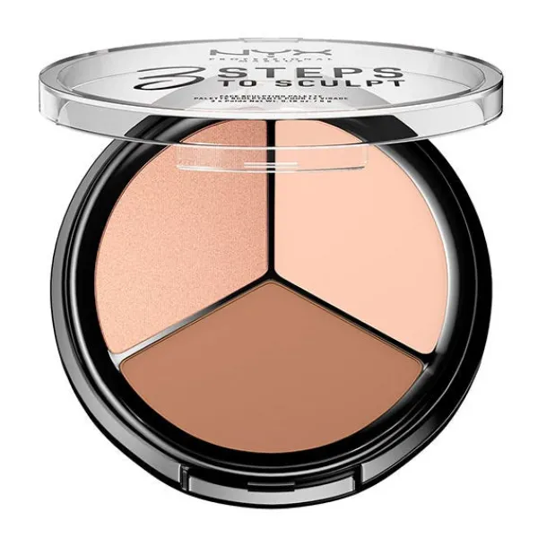 NYX PROFESSIONAL MAKE UP Contorno Maquillaje|Contouring<3 Steps To Sculpt