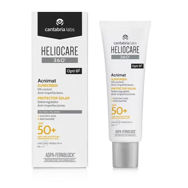 HELIOCARE Hidratantes Faciales|Piel Grasa<Acnimat SPF50+