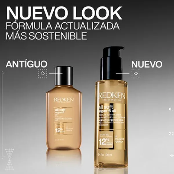 REDKEN Hidratantes Faciales|Tratamientos<All Soft Argan Oil