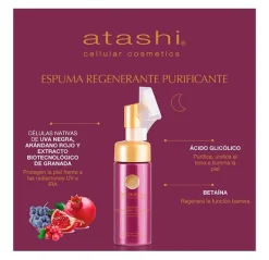 ATASHI Espuma Limpiadora Facial|Limpieza<Antiox Long Espuma Purificante