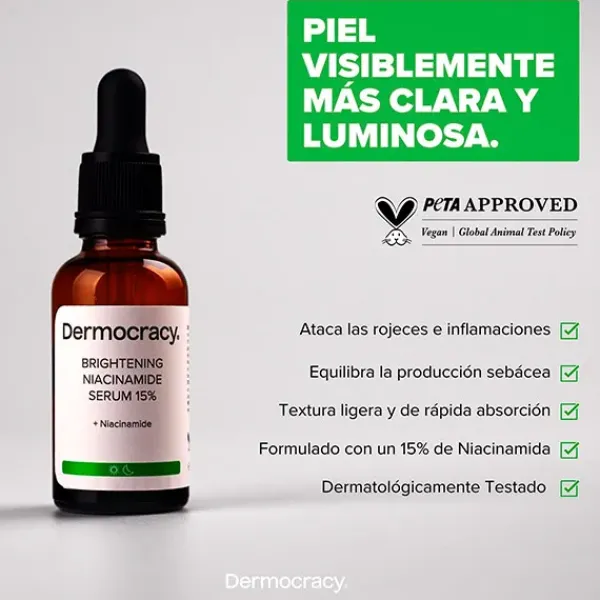 DERMOCRACY Serums|Niacinamida<Brightening Niacinamide Serum 15%