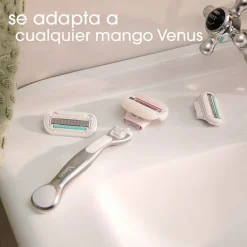 GILLETTE VENUS Hidratantes Faciales|Cuchillas Depilatorias<Cargador Comfortglide Sugarberry