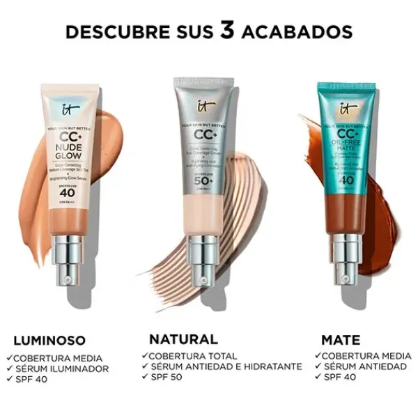 CC+ Cream Full-Coverage Foundation With SPF 50+ Bases De Maquillaje