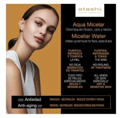 ATASHI Aguas Micelares|Limpieza<Cellularular Aqua Micelar