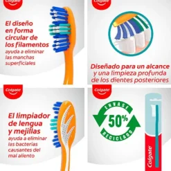 COLGATE Hidratantes Faciales|Cepillos De Dientes<Cepillo Dental Triple Acción