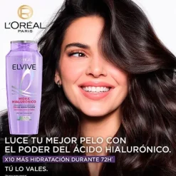 ELVIVE Hidratantes Faciales|Cabello Seco<Champú Hidra Hialurónico