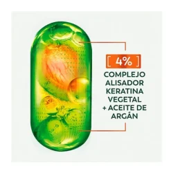 FRUCTIS Hidratantes Faciales|Keratina<Champú Liso Keratina