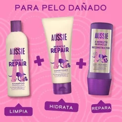AUSSIE Hidratantes Faciales|Cabello Seco<Champú Repair Miracle