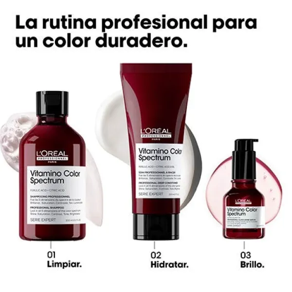 L'OREAL PROFESSIONNEL Hidratantes Faciales|Champús<Champú Vitamino Color Spectrum