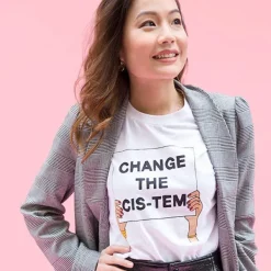 QUEENDOM Complementos<Change The Cis-Tem T-Shirt
