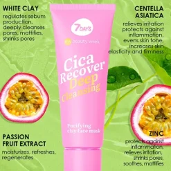 7 DAYS Mascarillas<Cica Recover Deep Cleansing