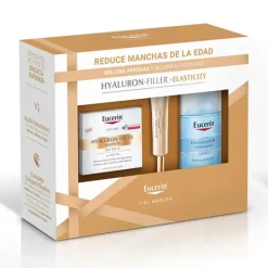 EUCERIN Aguas Micelares|Antiedad<Cofre Hyaluron Filler Elasticity Contorno + Micelar