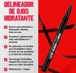 Hot Colorstay Lash Serum + Liner Delineadores De Ojos