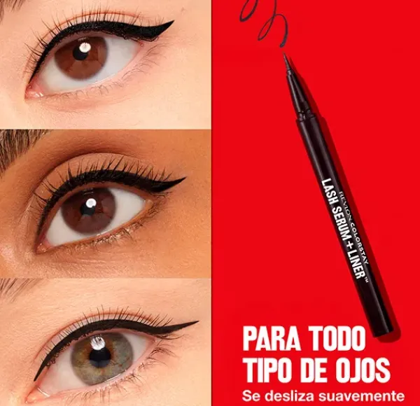 Hot Colorstay Lash Serum + Liner Delineadores De Ojos