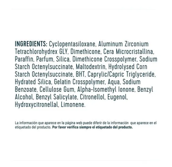 REXONA Hidratantes Faciales|Antitranspirantes<Confidence