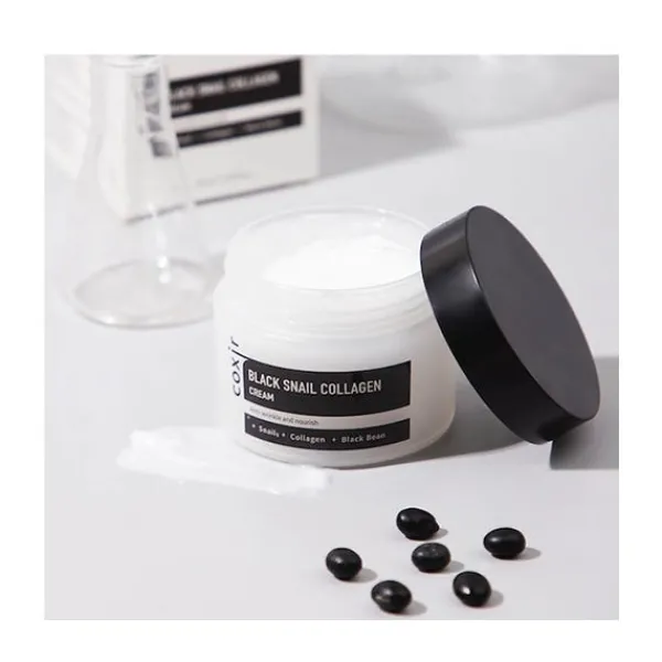 COXIR Antiedad|Cosmética Coreana<Crema Colágeno Caracol Negro