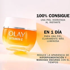 OLAY Hidratación|Vitamina C<Crema Día Vitamin C + Aha 24
