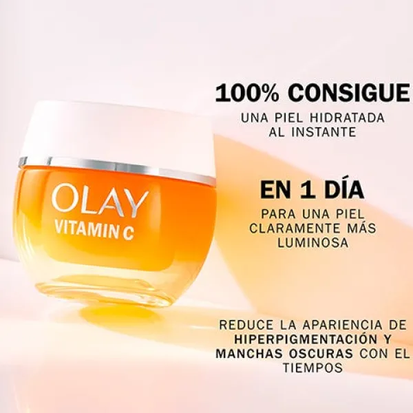 OLAY Hidratación|Vitamina C<Crema Día Vitamin C + Aha 24