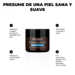 ARGANOUR Hidratantes Faciales|Cosmética Marroquí<Crema De Noche De Argán