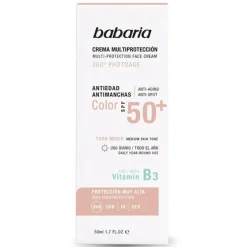 BABARIA Cremas Antimanchas|Hidratantes Faciales<Crema Multiprotección Color SPF50+