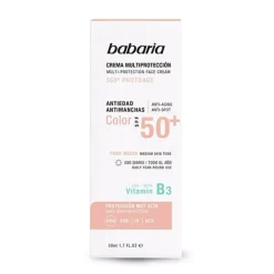 BABARIA Cremas Antimanchas|Hidratantes Faciales<Crema Multiprotección Color SPF50+