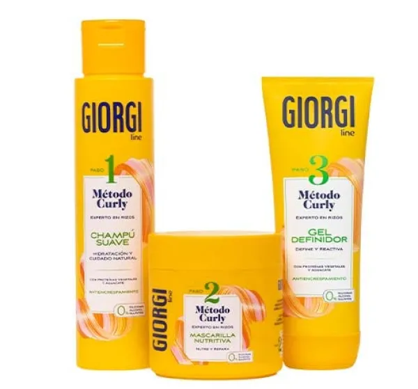 GIORGI Hidratantes Faciales|Fijadores<Curly Método Paso 3