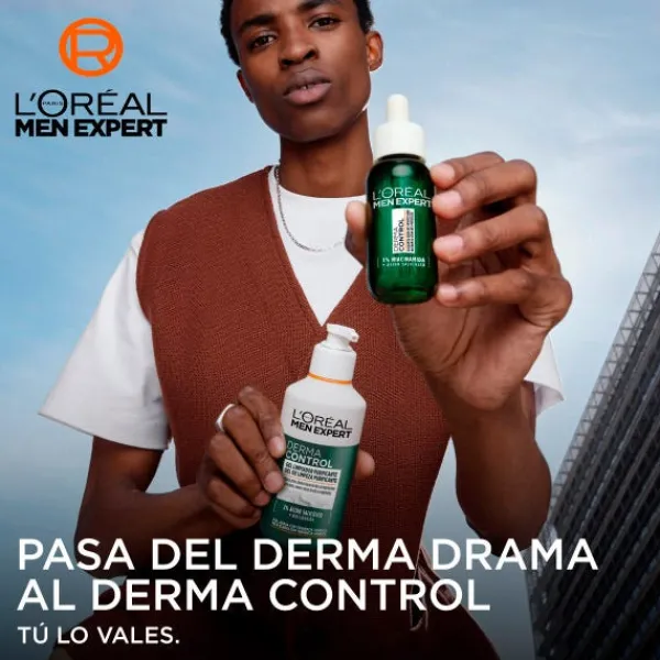 L'OREAL MEN EXPERT Hidratantes Faciales<Derma Control Gel Limpiador