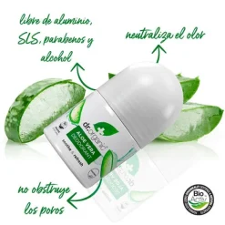 DR. ORGANIC Hidratantes Faciales|Corporal<Desodorante En Roll On De Aloe Vera Orgánico