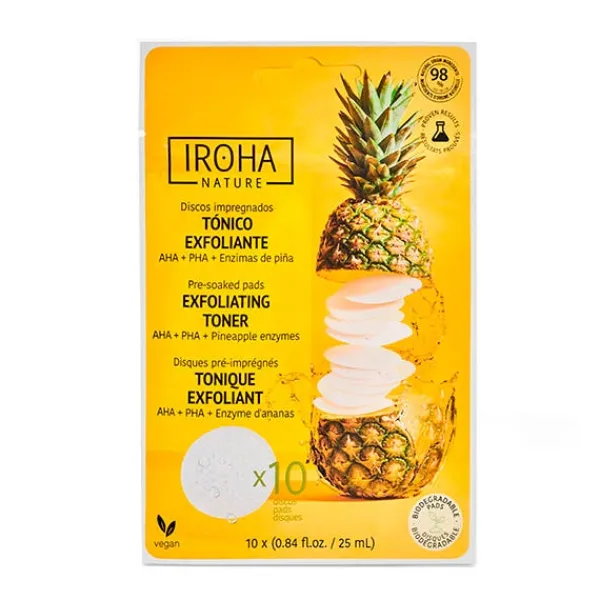 IROHA NATURE Exfoliantes|Limpieza<Discos Iluminadores De Piña