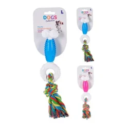 Best Dog Toy Tpr Bone With Rope Juegos