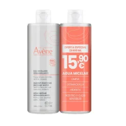AVENE Aguas Micelares|Limpieza<Duplo Eau Micellaire Démaquillante
