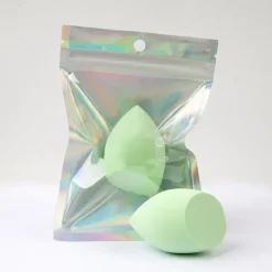 1699 Esponjas De Maquillaje<Esponja Biselada Verde