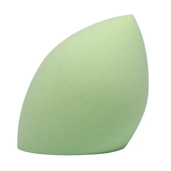 New Esponja Biselada Verde Esponjas De Maquillaje
