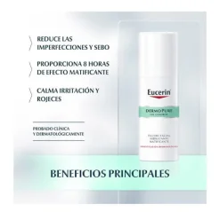 EUCERIN Hidratantes Faciales|Acné<Dermopure Fluido Hidrat Matificante