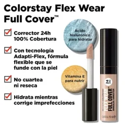 REVLON Contorno Maquillaje<Flex Wear Full Cover Concealer