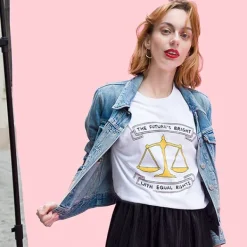 QUEENDOM Complementos<Future's Bright Equal Rights T-Shirt