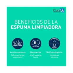 CERAVE Espuma Limpiadora Facial|Hidratantes Faciales<Gel Limpiador Espumoso