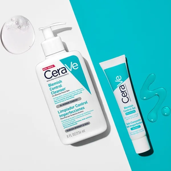 CERAVE Hidratantes Faciales|Ácido Glicólico<Gel Tratamiento Aha + Bha Acné