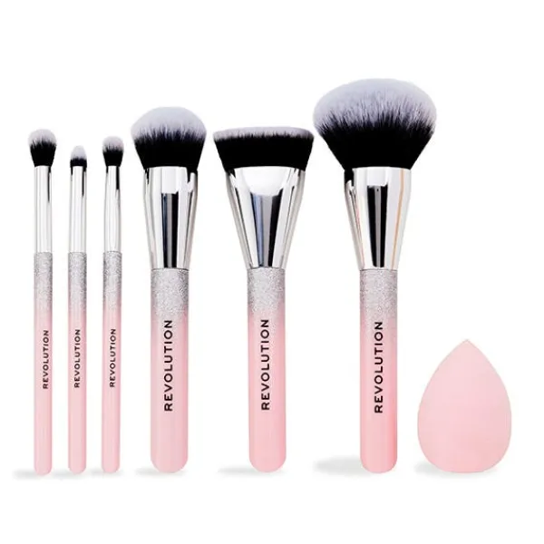 Hot Glam Up Brush Set Brochas Y Pinceles