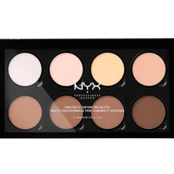 NYX PROFESSIONAL MAKE UP Contorno Maquillaje|Contouring<Highlight & Contour Pro Palette