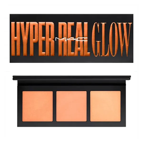 MAC COSMETICS Iluminadores Maquillaje|Profesional<Hyper Real Glow Palette / Shimmy Peach