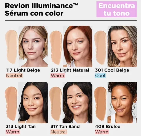 REVLON Bases De Maquillaje|Maquillaje Con Protección<Illuminance Serum Tint