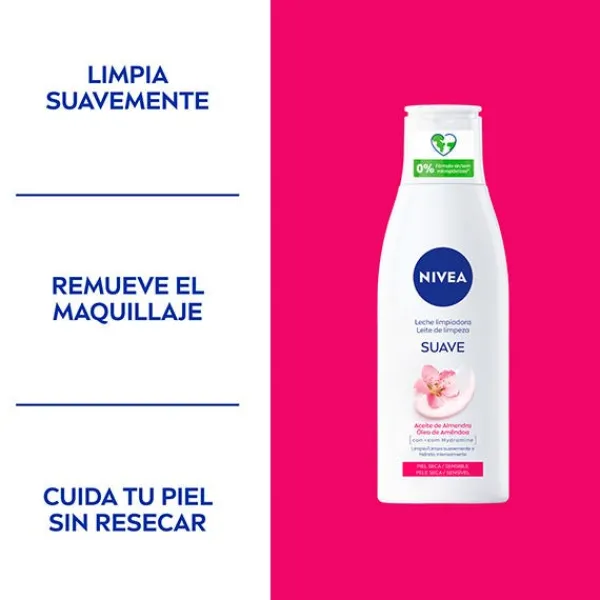 NIVEA Limpieza|Hidratantes Faciales<Leche Limpiadora Suave