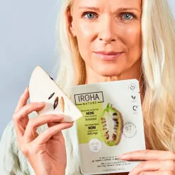 IROHA NATURE Mascarillas|Ácido Hialurónico<Mascarilla Anti-Edad Noni