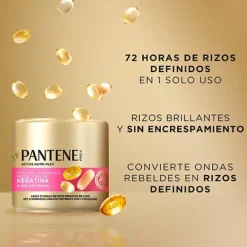 PANTENE Hidratantes Faciales|Cabello Dañado<Mascarilla Rizos Definidos