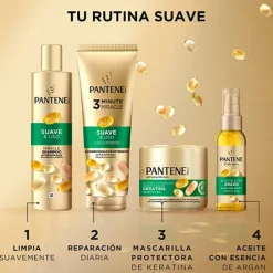 PANTENE Hidratantes Faciales|Cabello Dañado<Mascarilla Suave Y Liso