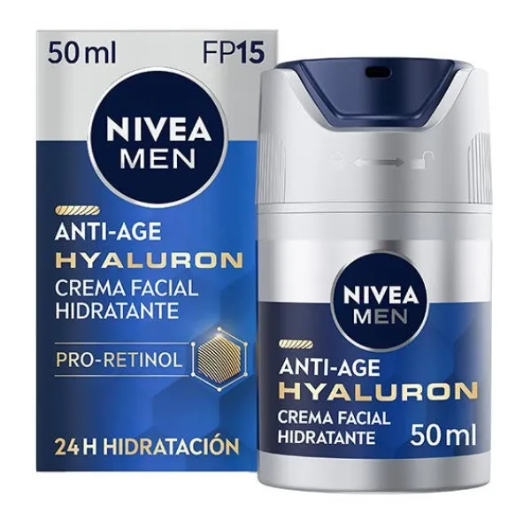 NIVEA Antiedad|Hidratantes Faciales<Men Active Age Hyaluron